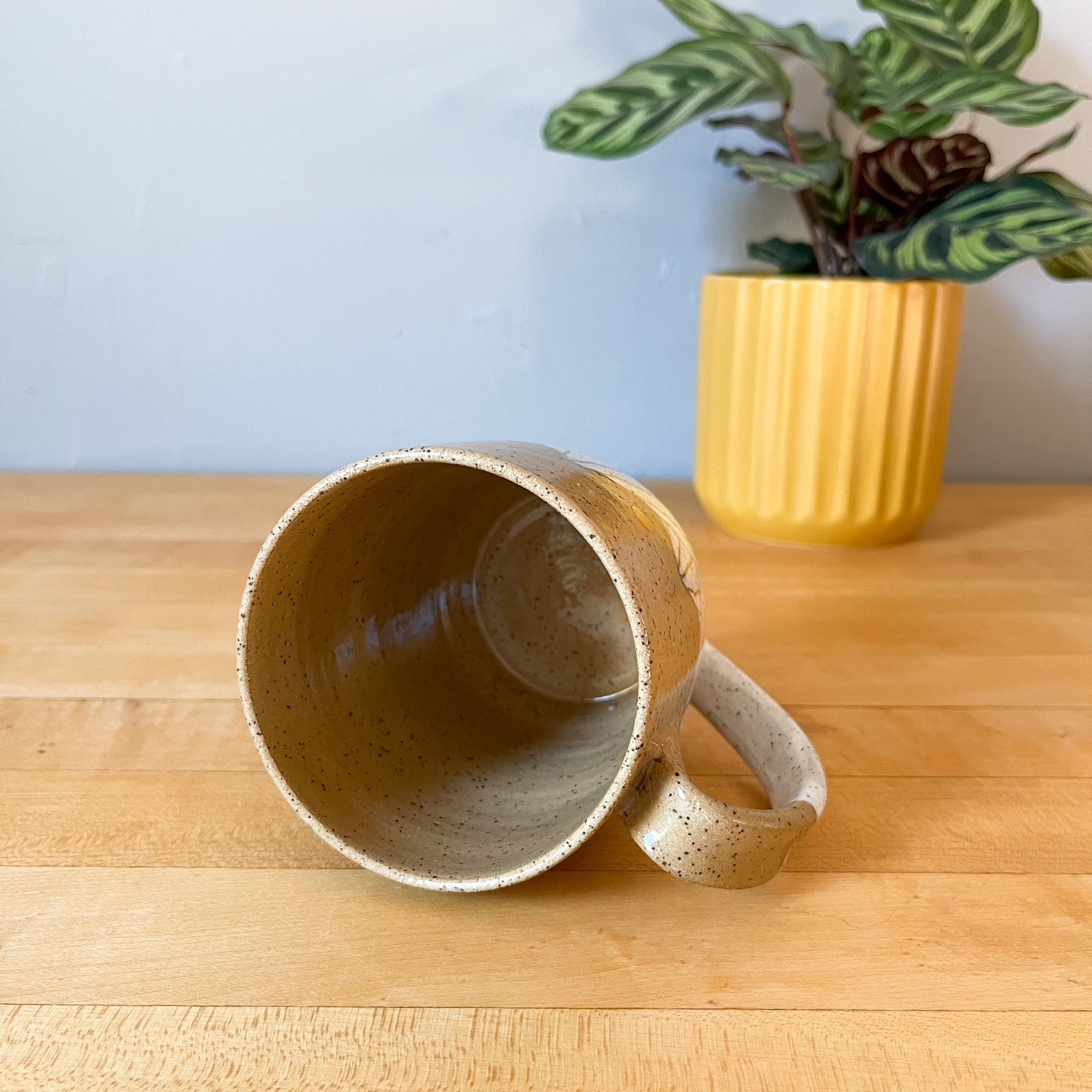 white golden hour mug