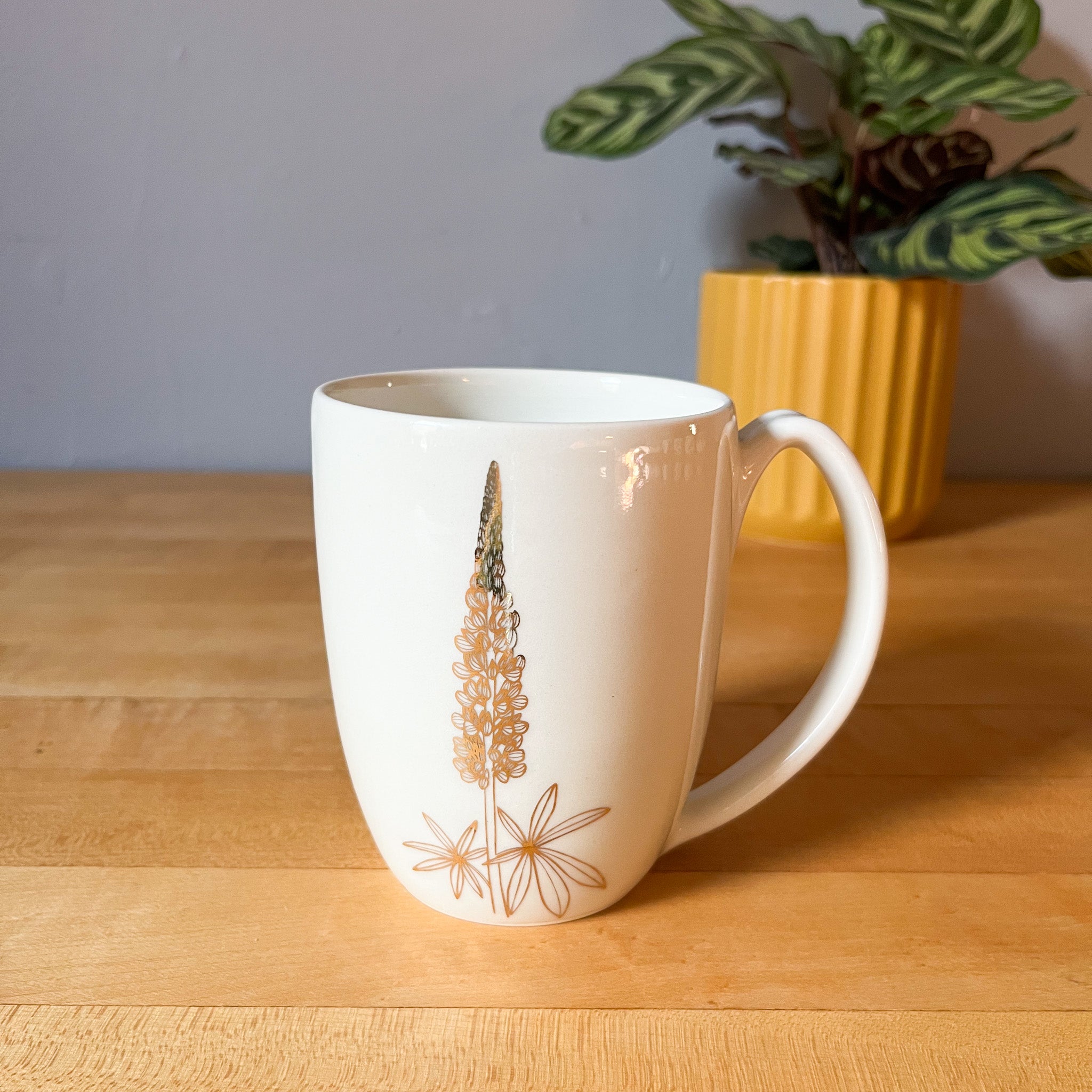 gold flower mug 2
