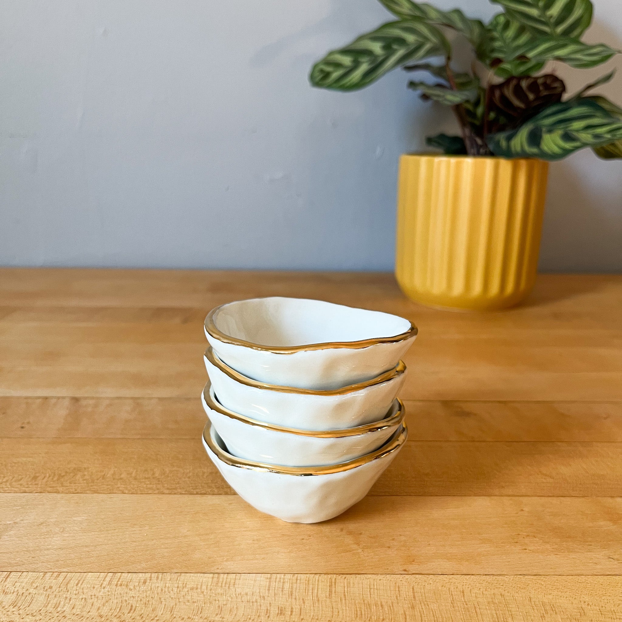 extra mini gold rim bowl