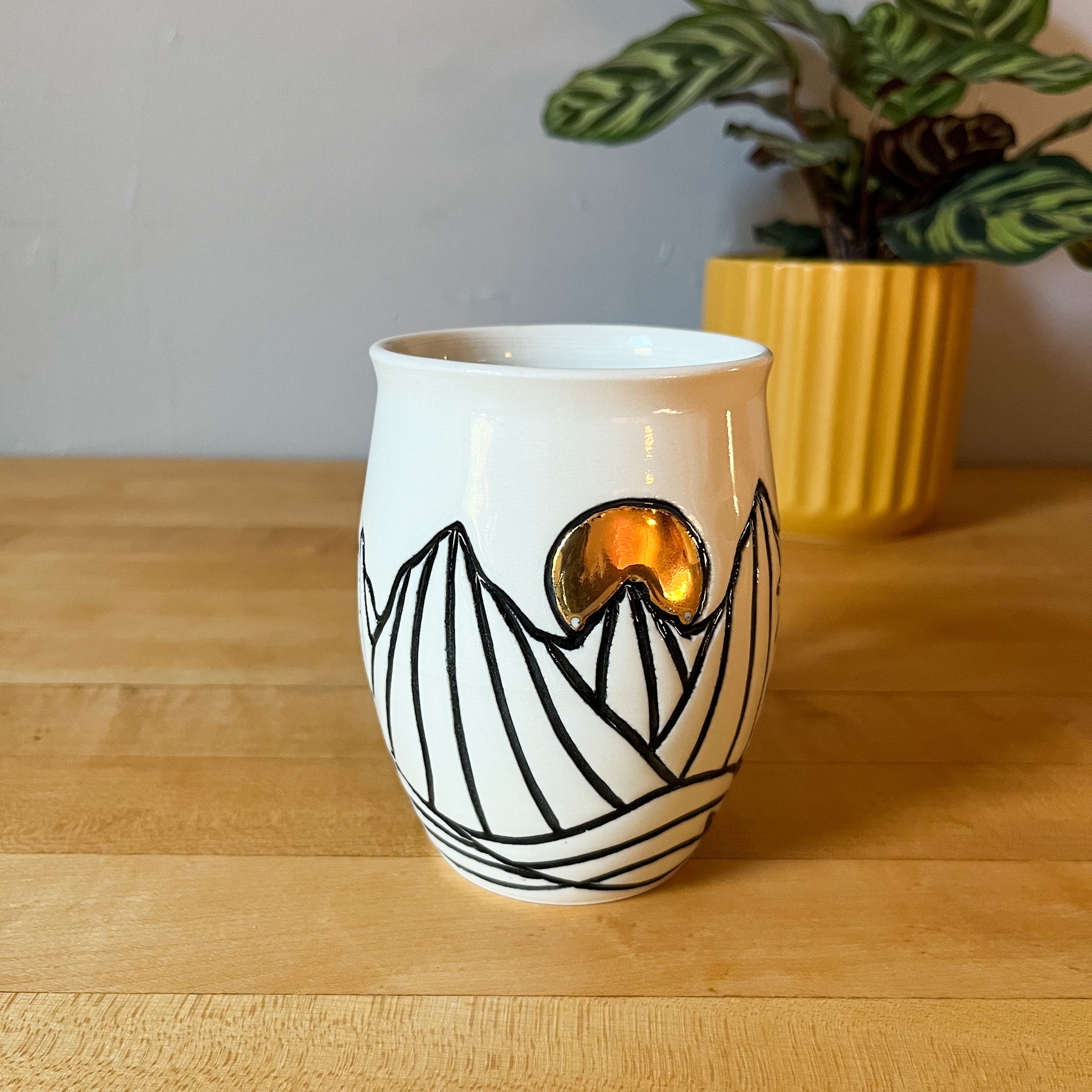 wildflower mountain mug