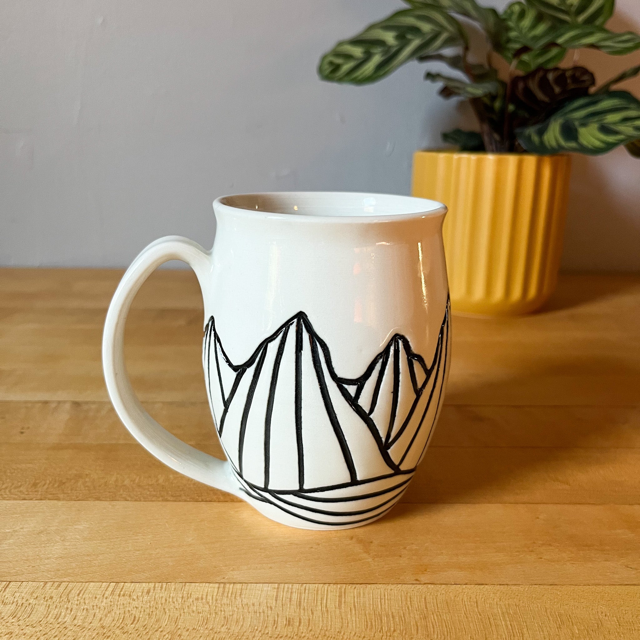 wildflower mountain mug