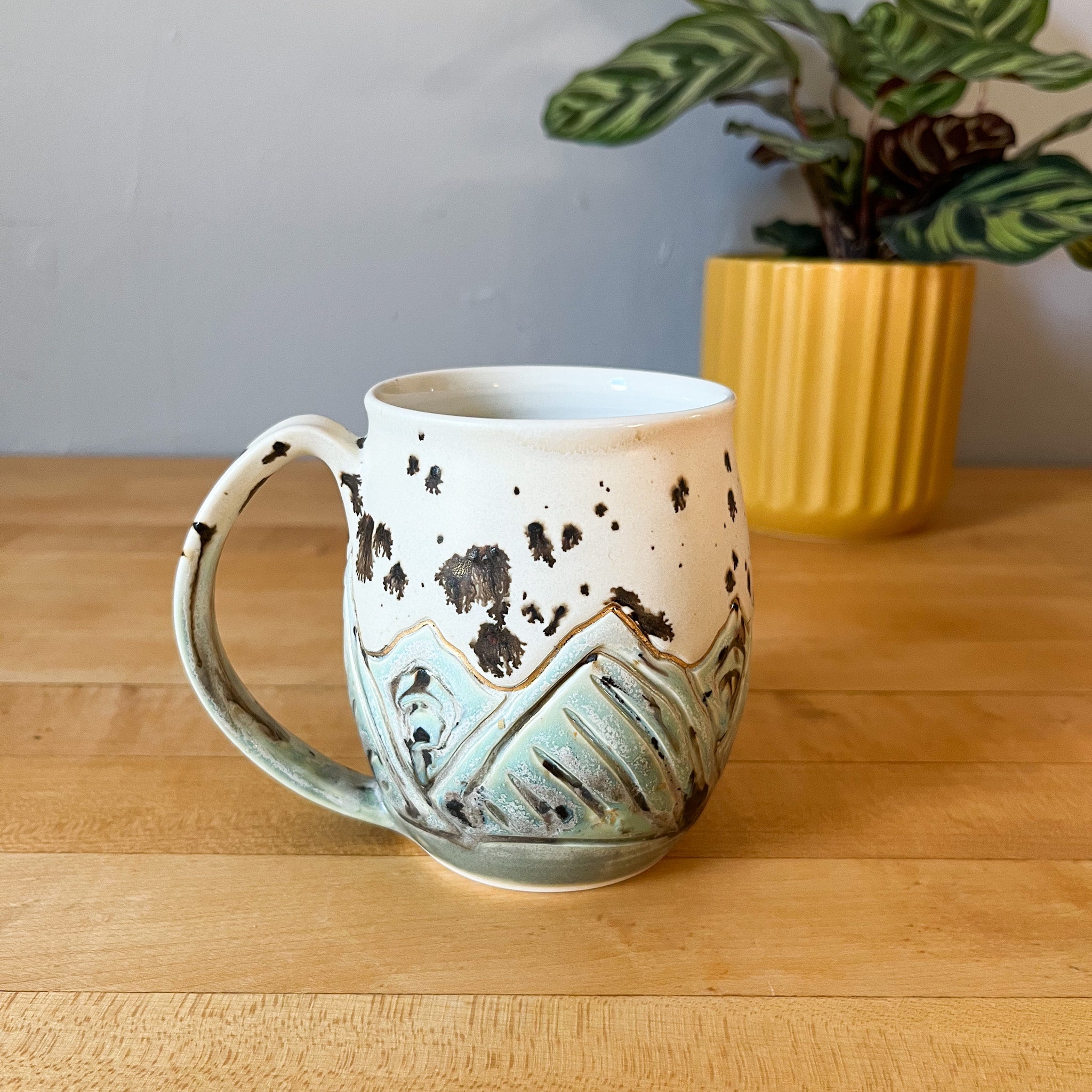 glacial river mountain mug