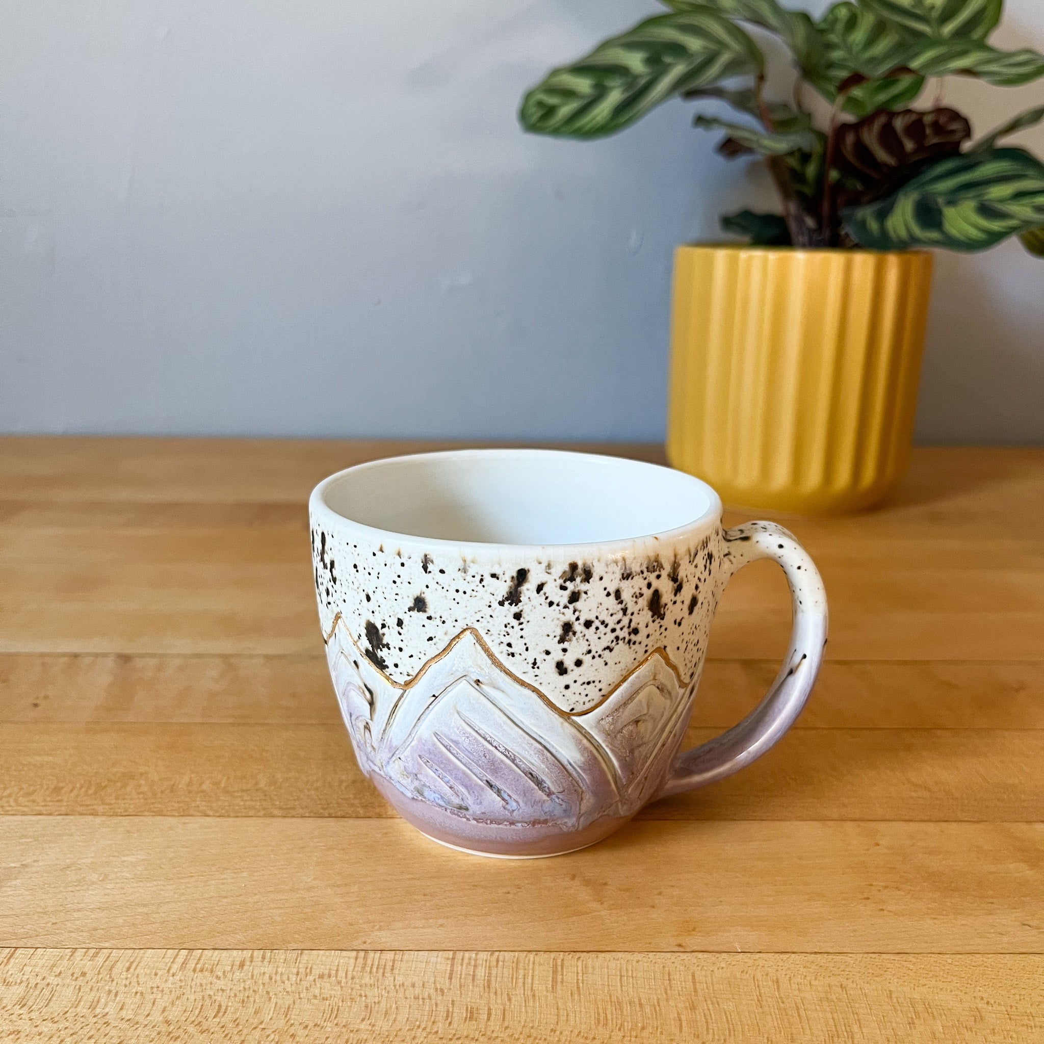 lavender dreams mountain mug