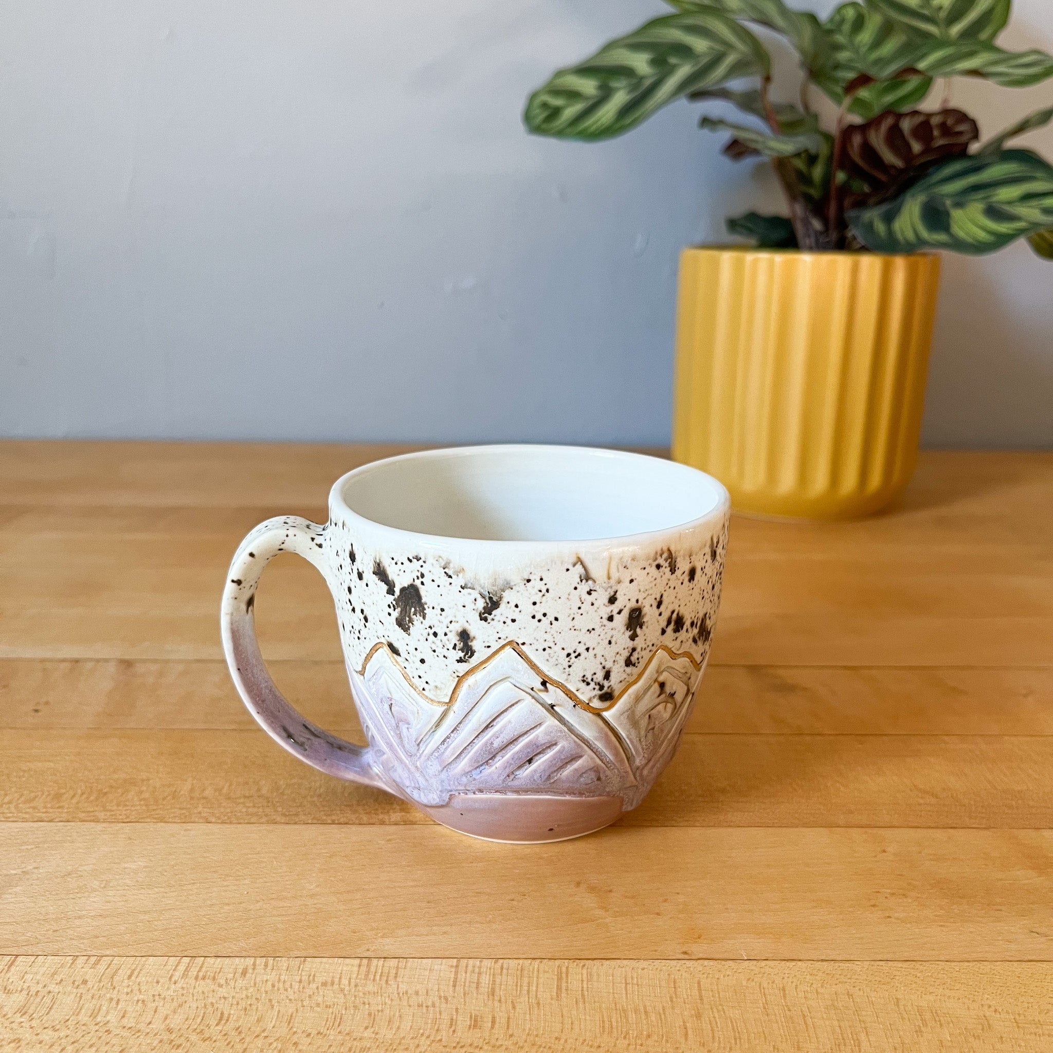 lavender dreams mountain mug