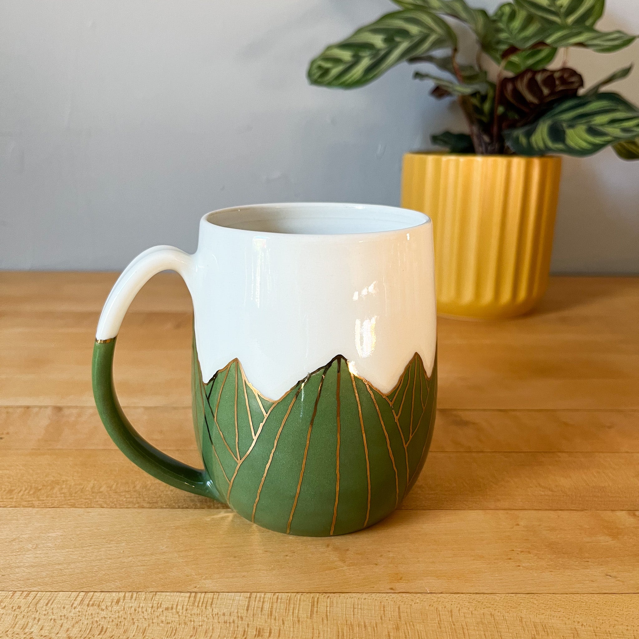 olive golden hour mug