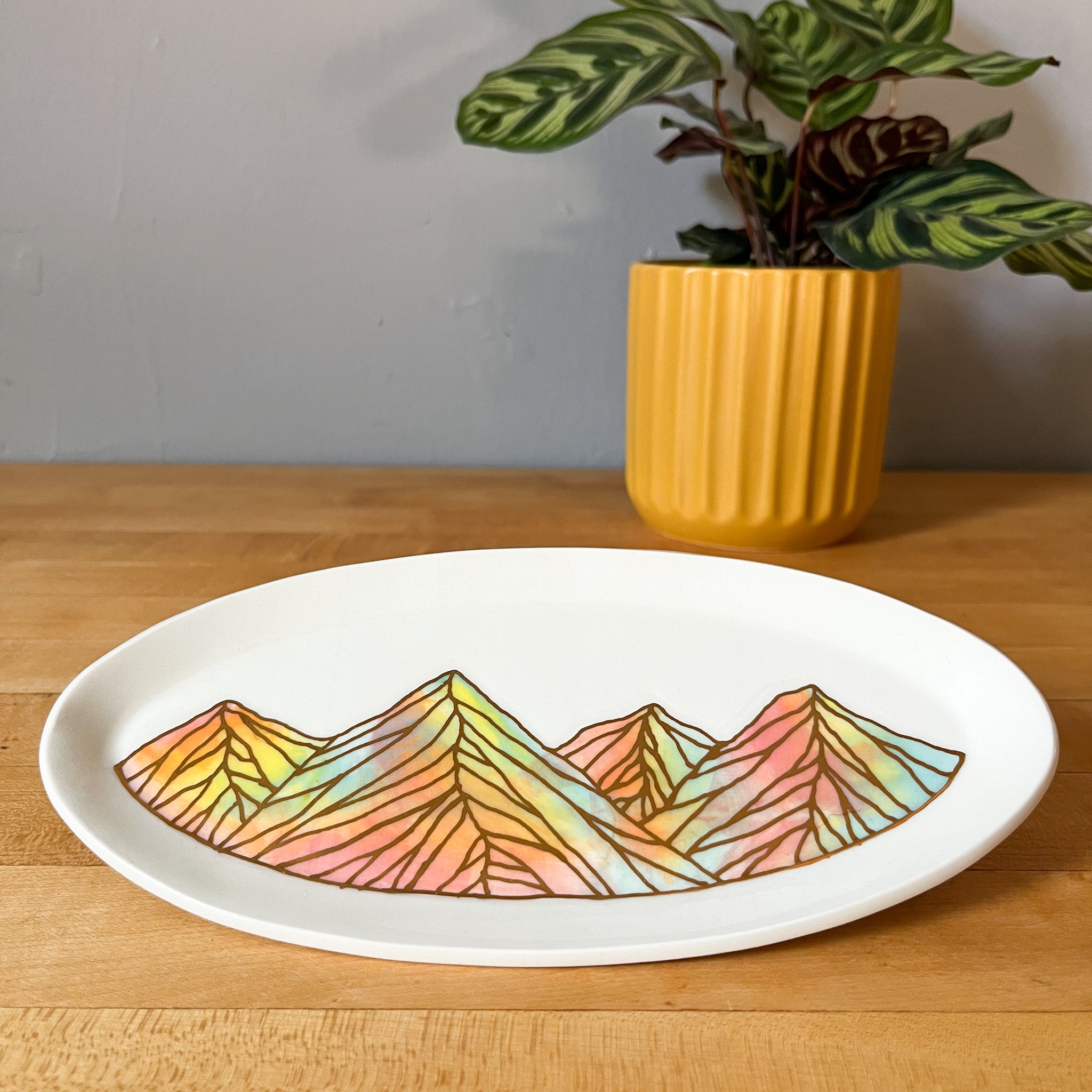 rainbow golden hour platter