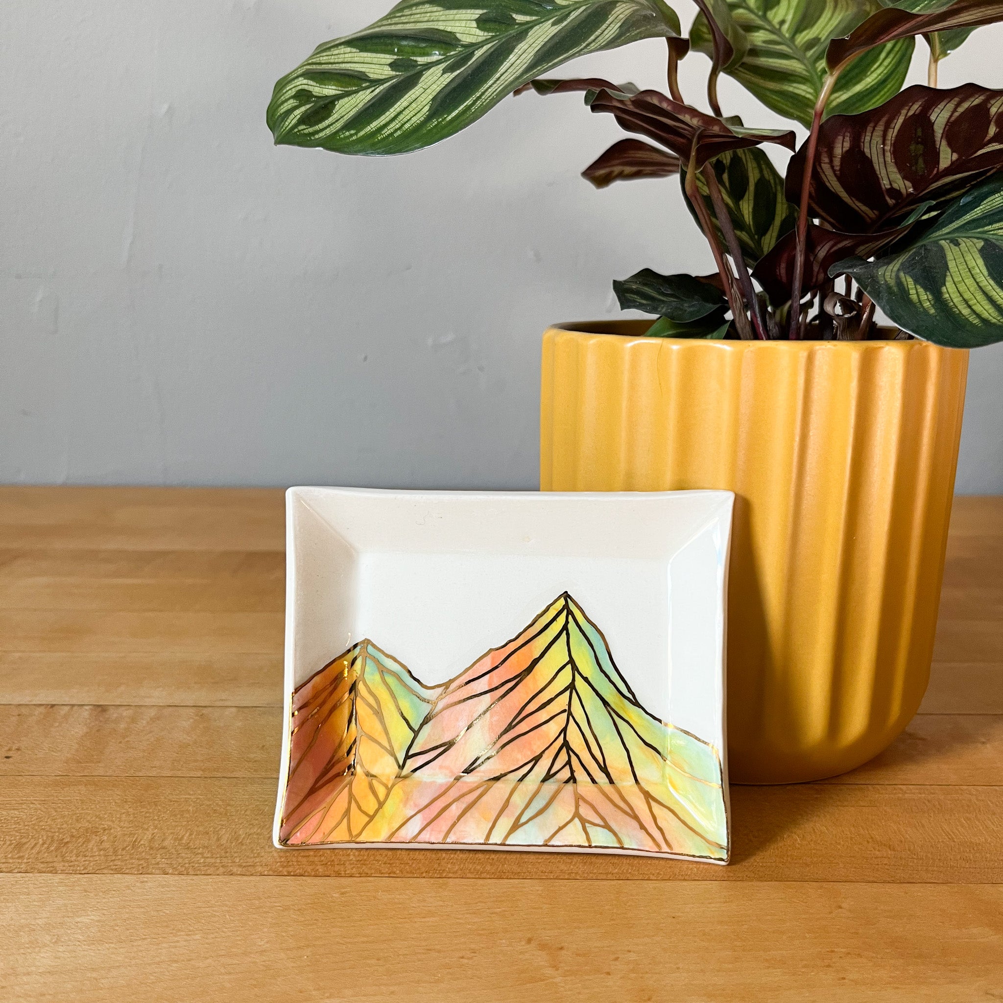 rainbow golden hour mini tray
