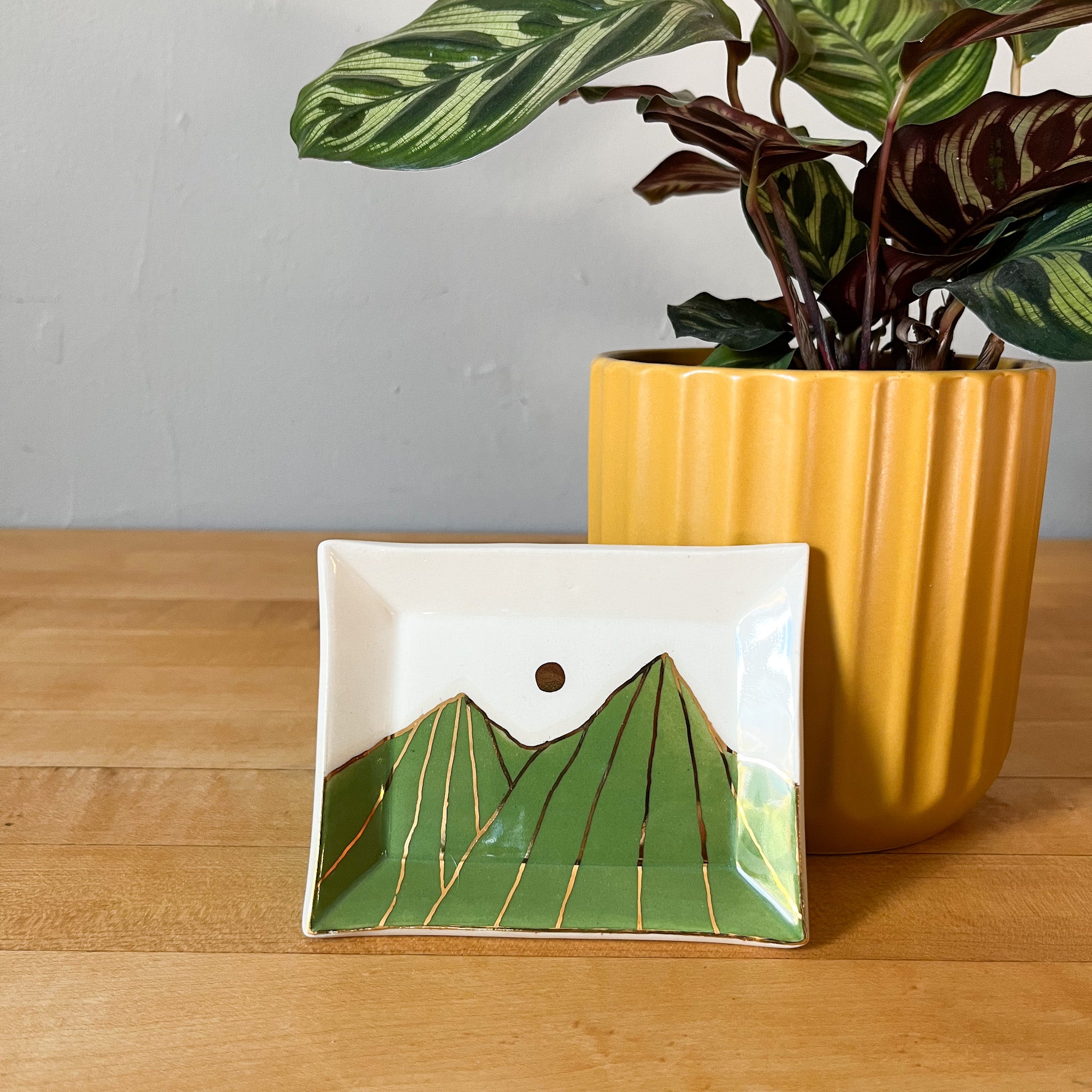 olive golden hour mini tray