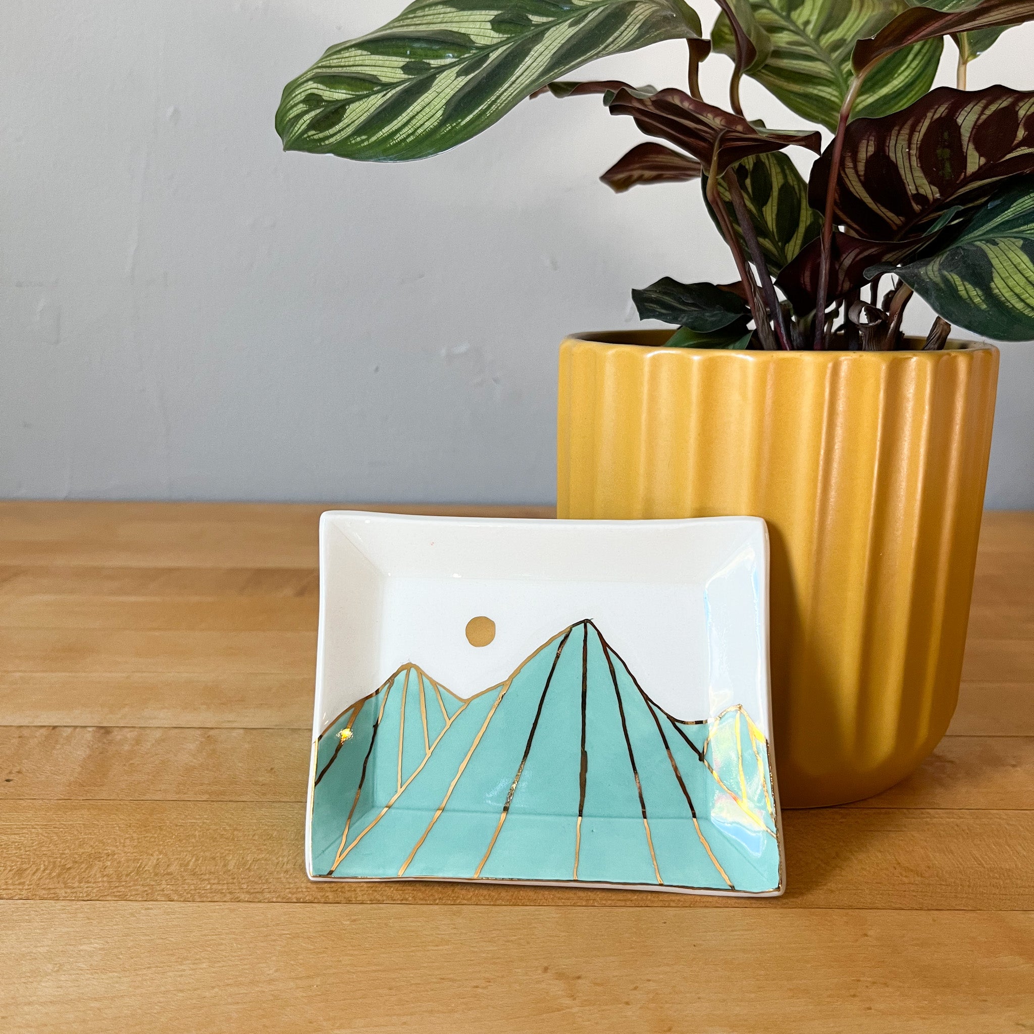turquoise golden hour mini tray 2