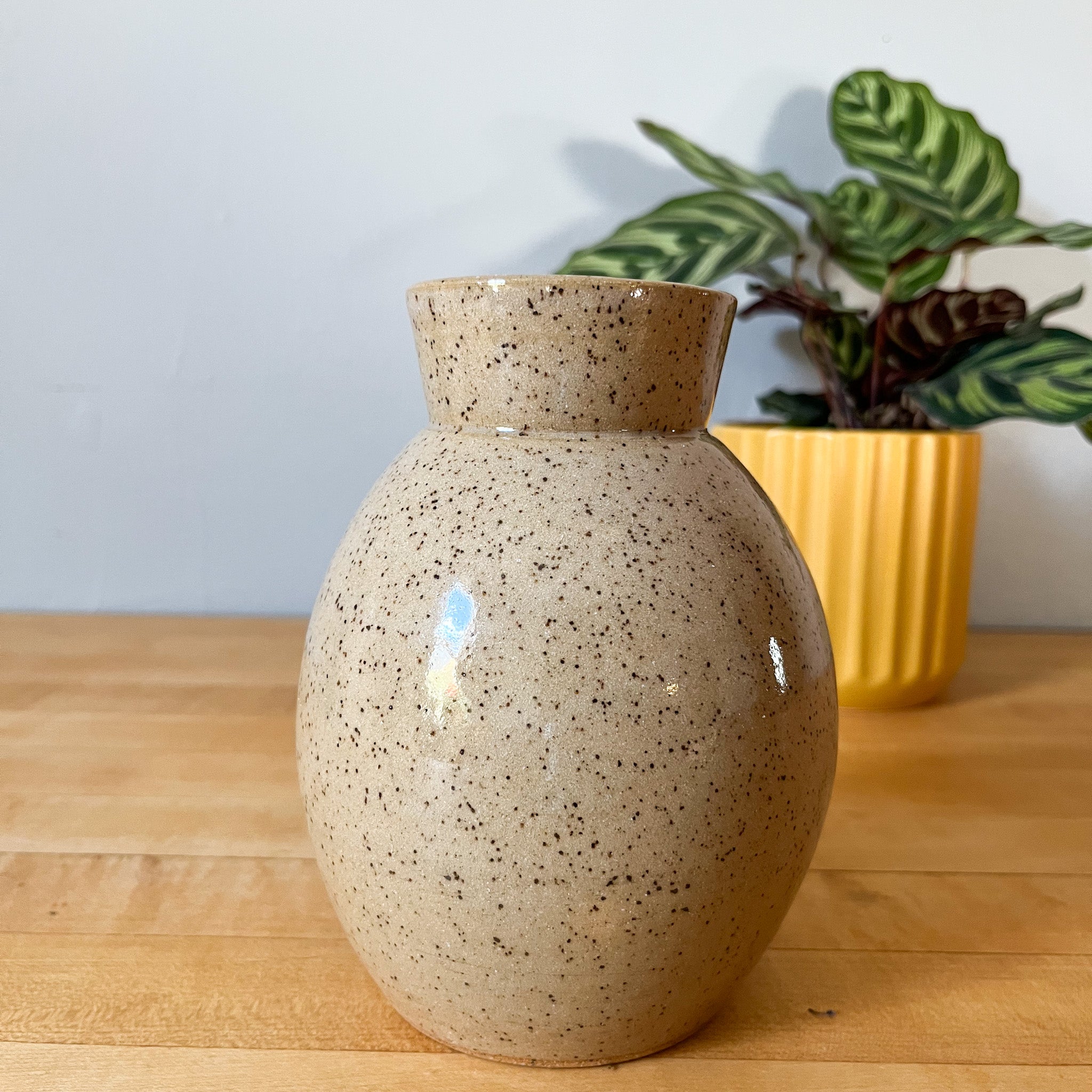 desert speckle vase